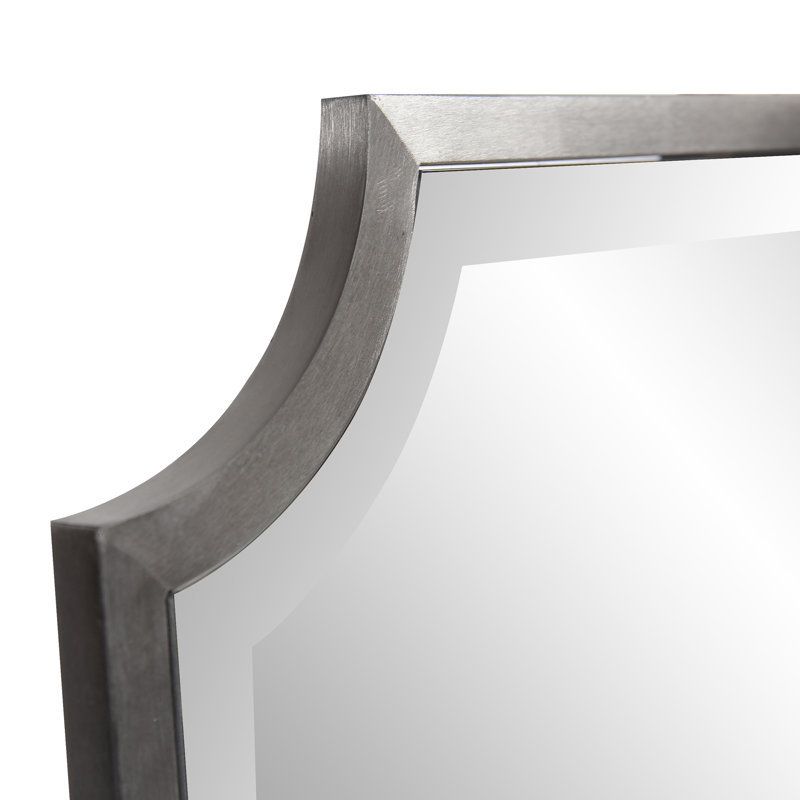 Annekee Frameless Rectangular Beveled Shield Mirror