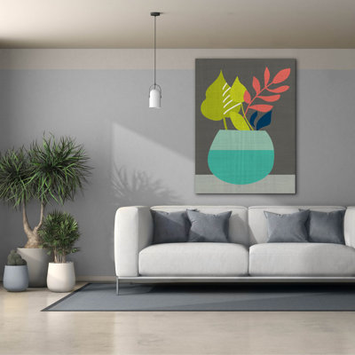Toile épique Graffiti «Clay Pot 2» par Chariklia Zarris, 40 po x 54 po