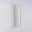 Miroir rectangulaire en bois massif sculpté à la main Wave Design - 36 po x 72 po