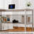 Toria 55'' L-Shaped Desk with Storage, Power Outlets and LED Strip-2046331507