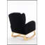 Chaise berçante en tissu 049-Teddy