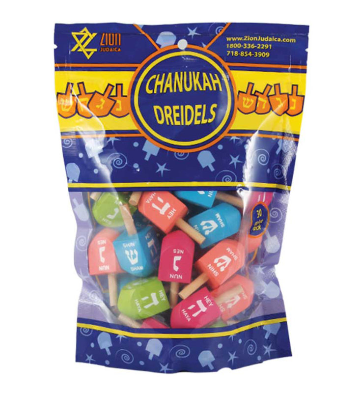 Dreidel en bois