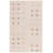 Juliam Hand Tufted Wool/Cotton Geometric Rug in Beige/Rust-408537352