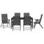 7 Piece Garden Dining Set Poly Rattan-1742546650