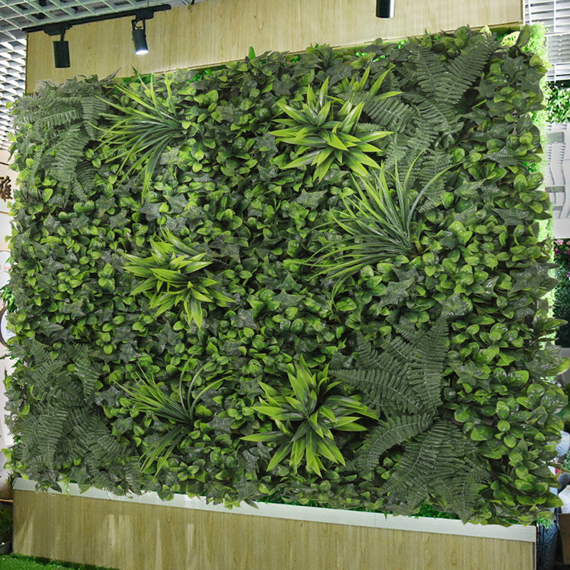 100cm Faux Onion Grass Hedge in Planter