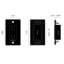 1G Duplex Outlet / Linear / Without Logo-1575829034