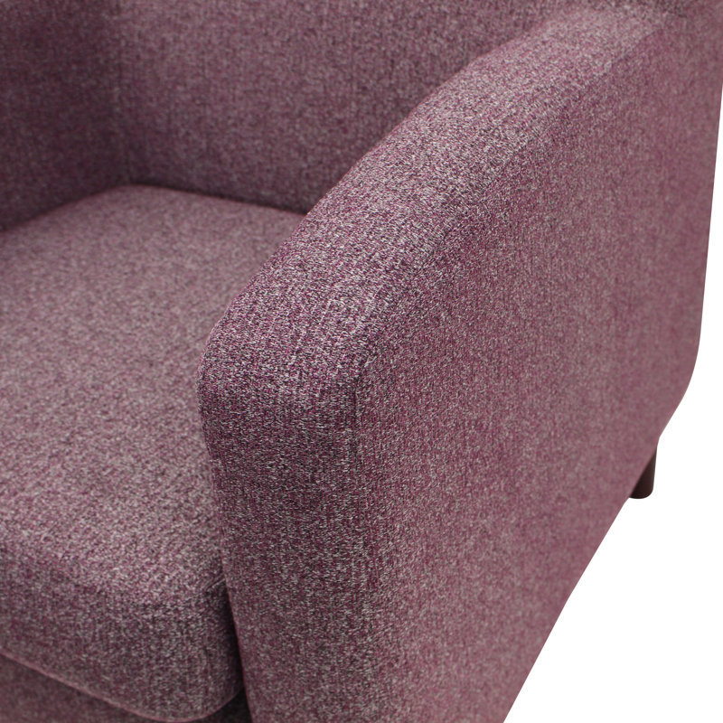 Fauteuil en polyester 28,25 po Dannion, Mélange de polyester mauve prune Terrasse