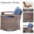 Outdoor Wicker Swivel Glide Chair Set with Cushions-550095442