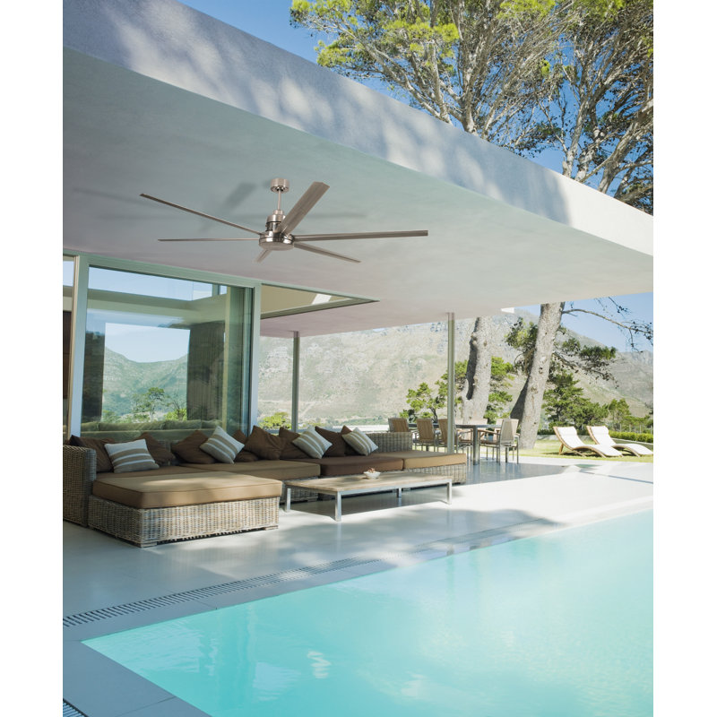 Mondo 72'' Ceiling Fan, Brushed Nickel