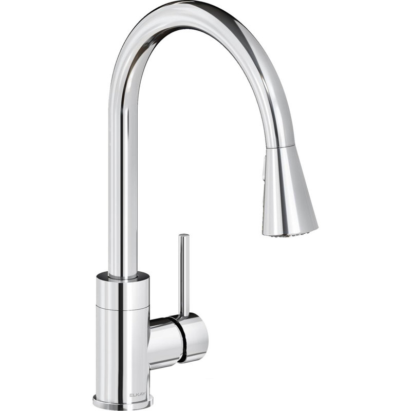 Robinet de cuisine à poignée simple Avado, Chrome