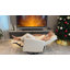 Fauteuil inclinable manuel berçant moderne pivotant de 25,6 po de largeur avec poches latérales pour petits espaces-678749944