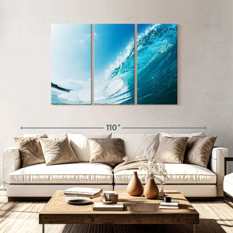 Gillard Clear Blue Wave, 48" H x 74" W