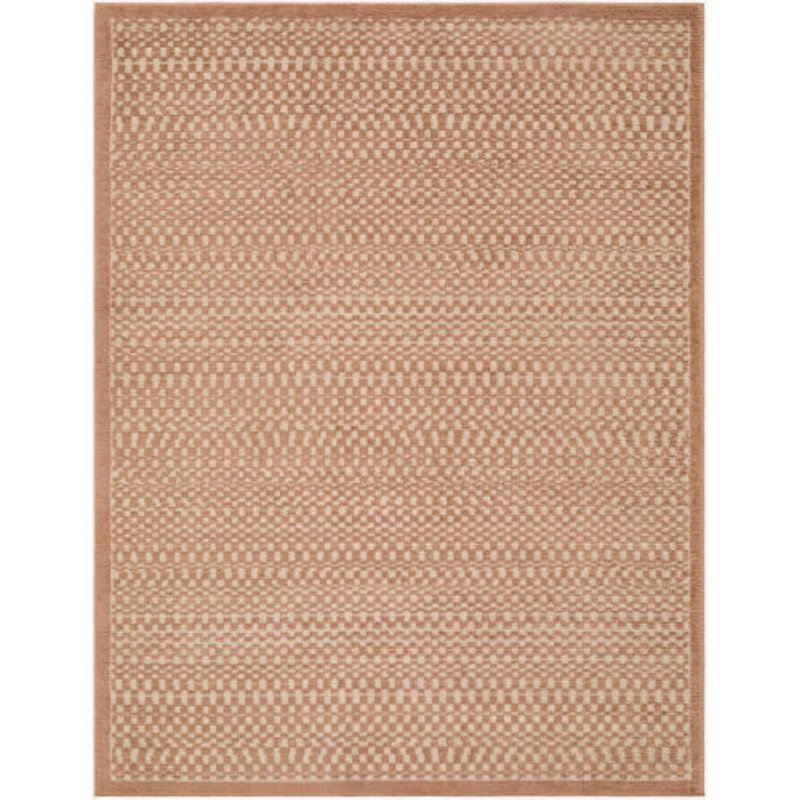 Brugge Machine Woven, Rectangle 6'7" x 9', Brown