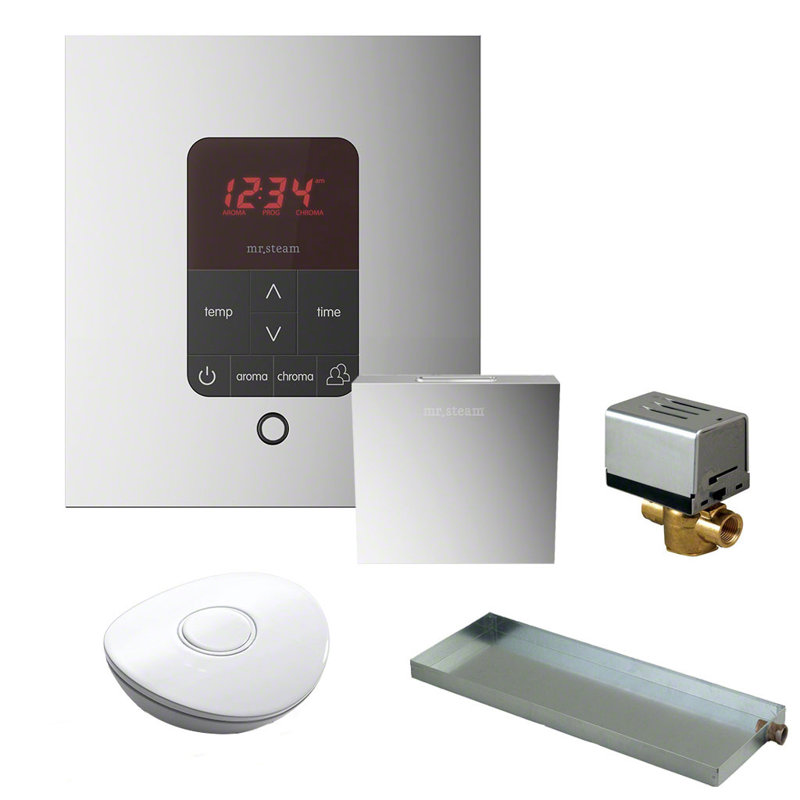 Residential Steam Generator Control, Polished Chrome