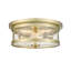 Plafonnier encastré rond 2 lumières Transitional-1446829833