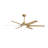 64 In. 6 Blades Indoor Ceiling Fan With LED Light Remote Control Reversible DC Motor-103679802-103679804