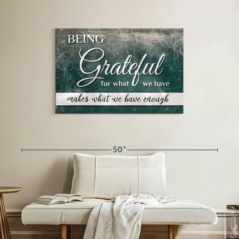 Citation Tergel Being Grateful, H 26 po x l 39 po