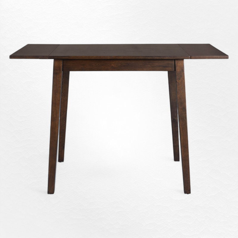 29"- 45" Extendable Dining Table for 4, Folding Kitchen Table, Brown