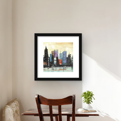 Skyline on Abstract Cityscape | Contemporary Cities Print