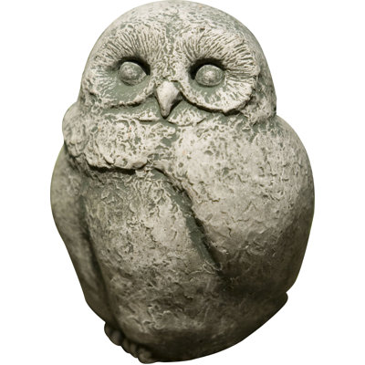 Bird Owl Concrete Garden Statue