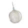 Zerkle 1-Light Chrome Single Pendant With A Clear Bubble Crystal Shade