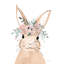 Peinture «Sweet Rabbit Brown» par Farida Zaman-638426903-606842017