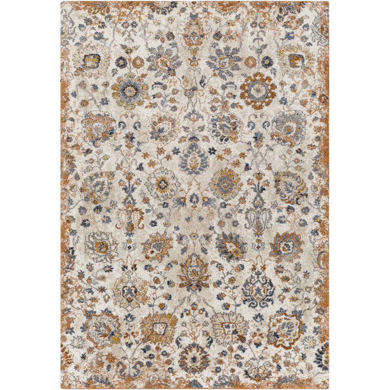 Hodder Floral Indoor Rug, Square 7'10"