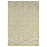 Arris Geometric Area Rug in Gray/Yellow