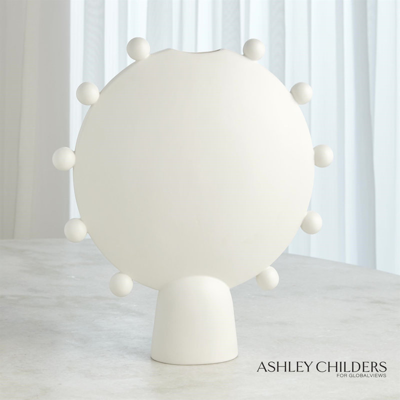 Spheres Collection Vessel, White