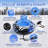 Cyfie 47" Heavy Duty Snow Tube, K80 PVC Inflatable Sled for Adults and Kids，Towable Snow Sledding with Tow Rope, Backrest & Handles, Cold Resistant, 365lbs Load Capacity, Winter Gift Ready