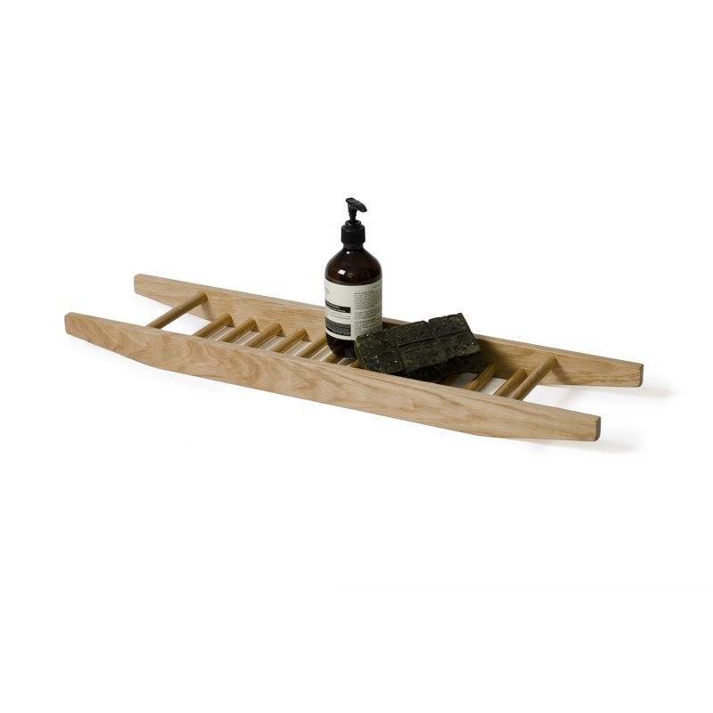Belinda Freestanding Bath Rack, Oak
