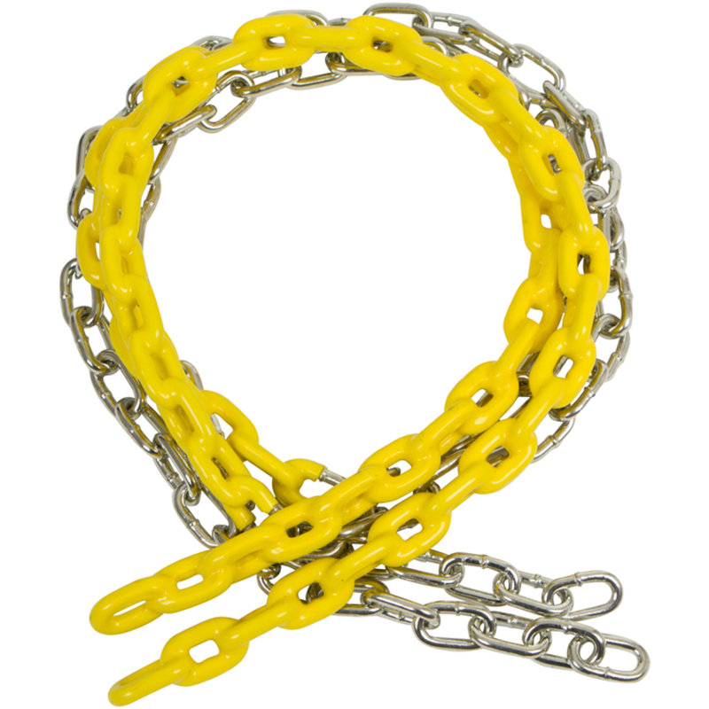5.5 Ft. Coated Trapeze Swing Chain, 60.5", Yellow
