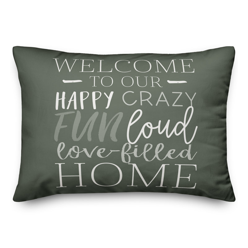 Coussin décoratif intérieur / extérieur en polyester , H 14 po x l 20 po, Sauge