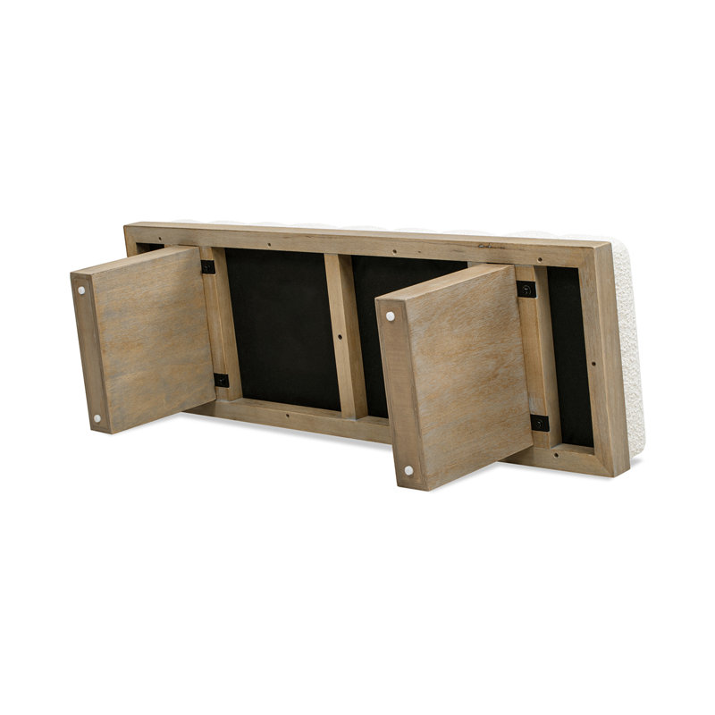 Banc d'appoint rembourré moderne 52 po Bella