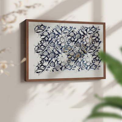 Vintage Abstract -XX -Framed Print - Restickable