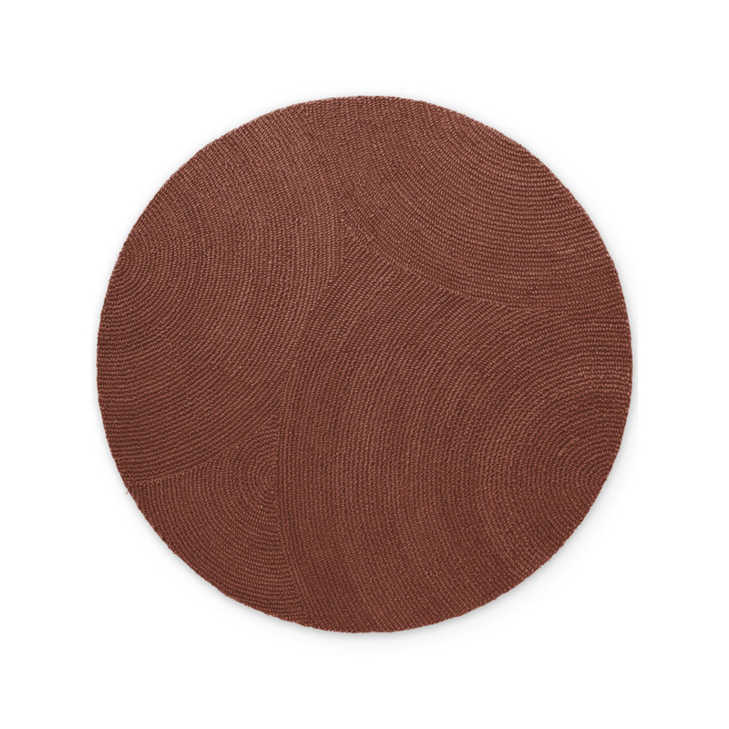 Calmio - Wool Rug by Hanse Home - Natural Living Room Rug Round, Hand-Tufted Wool Hygge, Scandinavian Living Room, Bedroom, Dining Room, Hallway