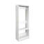 Penderie 32 "en bois blanc avec deux tringles
