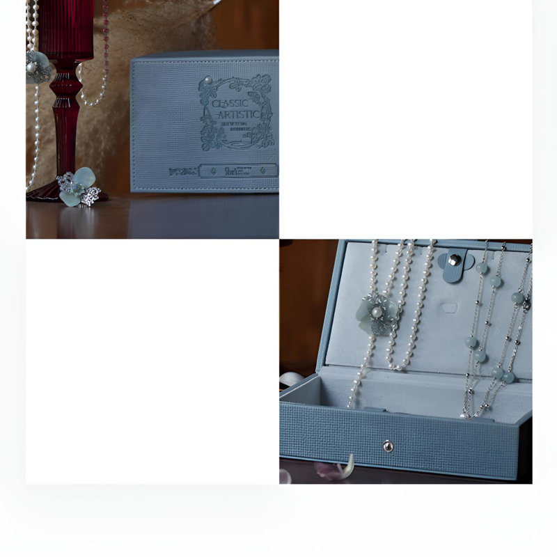 Elegant Storage Of Artworks In Book Shaped Jewellery Boxes