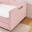 Lits multifonctionnels avec rangement, lit de jour en bois et bois aggloméré Vichy pour chambre d'enfant