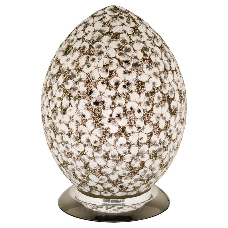 Culler Novelty Lamp, White/Brown