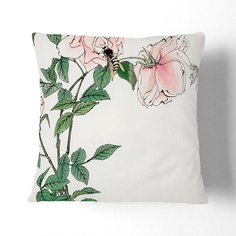 Square Throw Cushion, Black, 40cm H x 40cm W x 15cm D