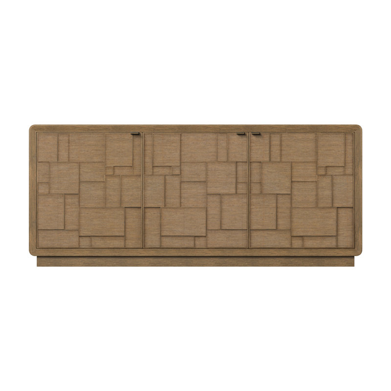 Amelia Credenza with Wallpaper, Tobacco