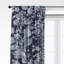 Alexandria Indigo Cotton Simple Top Pocket Drapery Panel Set of 2-516250221
