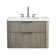 Liljan 30'' Wall-Mounted Single Bathroom Vanity with Engineered Stone Top