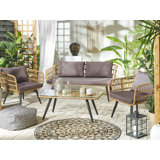 Munire 4 Seater Rattan Conversation Set