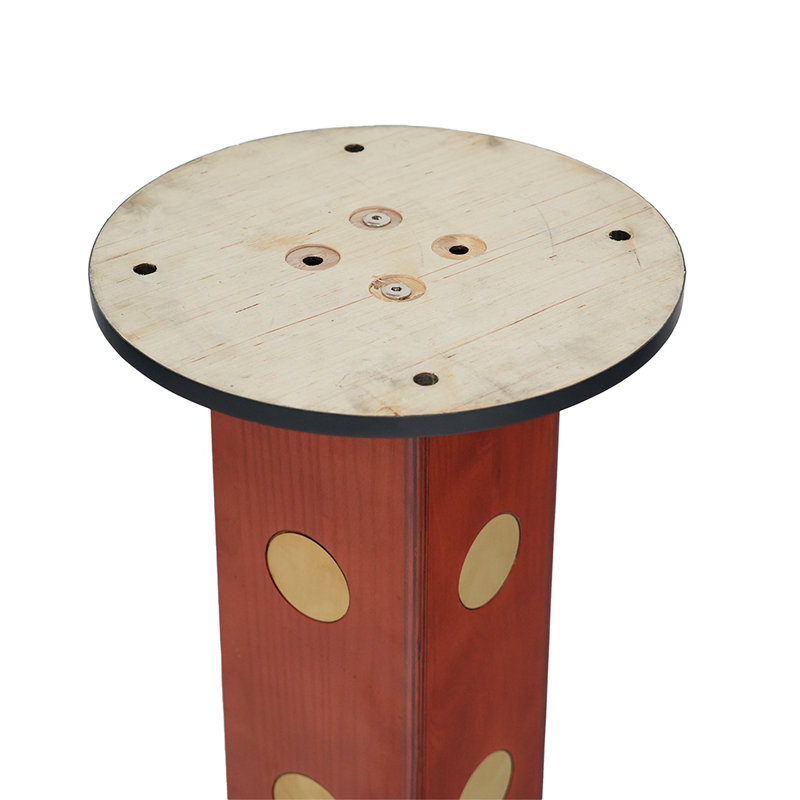 Table de salle à manger ronde moderne, table en verre trempé de 33,5 po avec pieds et base en bois, table de cuisine pour 2 personnes pour petit espace, capacité de poids de 150 lb