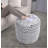 River Water Resistant Handcrafted Cylindrical Pouf-117101454
