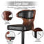 Bois moderne - Tabourets de bar réglables d'appoint-285043598