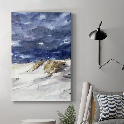 Stormy Front I, toile tendue avec châssis de qualité supérieure - prête à être accrochée