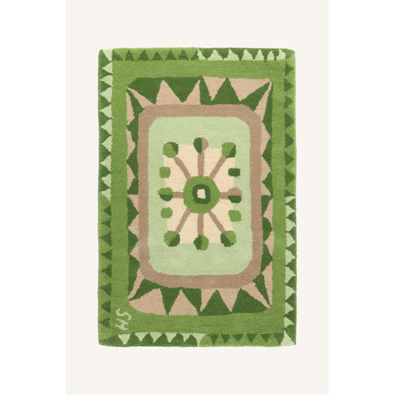 Crowell Wool Hand Woven 60cm X 90cm Area Rug